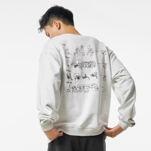 有志者UZIS 训练运动针织圆领卫衣新星定律 商品图2