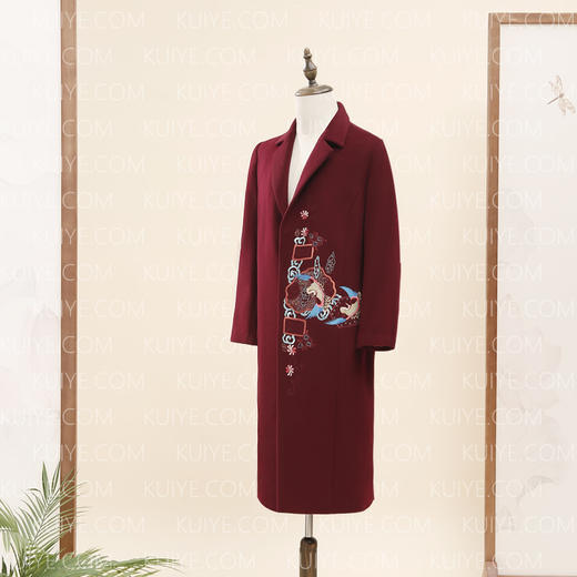 【福天华】高品质寿服女大衣“吉祥行”（紫红）百年工艺传统寿衣 商品图1