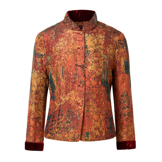 TANGYcollection2025冬季新品商场款中国风锦俗女士短外套L254027 商品图4