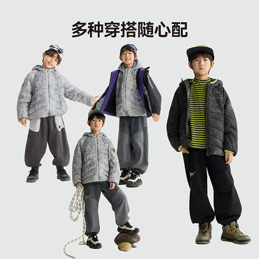 漫画家【晕染三防羽绒】儿童羽绒服25秋冬男女童三防耐污羽绒服 商品图3