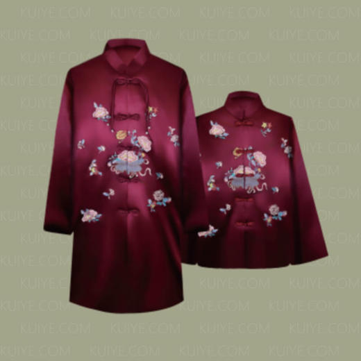 【群興】寿服女士B版锦绣寿衣群兴公益惠民款寿衣 商品图0