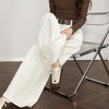 西遇复古百搭白色牛仔裤女秋季新款高腰显瘦休闲直筒阔腿裤H0055227 商品缩略图2