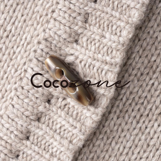 COCO ZONE 刘一一‘“瑞秋燕麦”“牛角扣开衫毛织上衣 CD2A2188 商品图2
