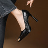 【预售5天】气质高跟鞋女秋新款金属尖头欧美性感牛皮细跟浅口单鞋工作鞋YSXY&YS7199 商品缩略图2