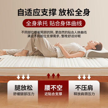 无印良品针织棉床垫遮盖物大豆床褥1.5x2米床折叠褥子家用四季防滑 商品图2