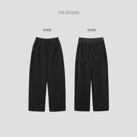 THESOONG"超柔一体奥粒绒"重工定染水洗做旧保暖休闲裤HWKZ8011