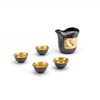 【旬彩】 日本进口黑金彩酒器套装48031-581（一壶四杯） 商品缩略图0