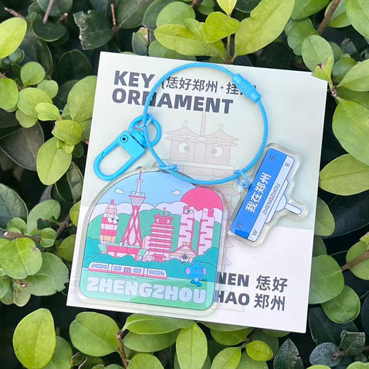 【文创】恁好郑州/地铁家族/功夫喵/文创钥匙扣 商品图3