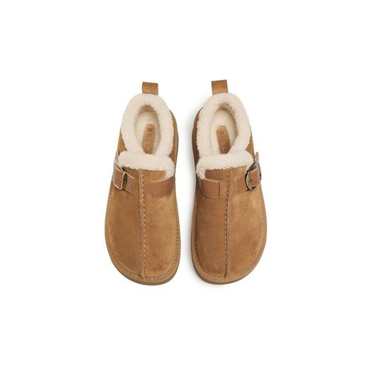 BF楼百丽毛毛乐福勃肯鞋厚底雪地靴2025冬季新款加绒保暖棉鞋E6D1DDM5 商品图1