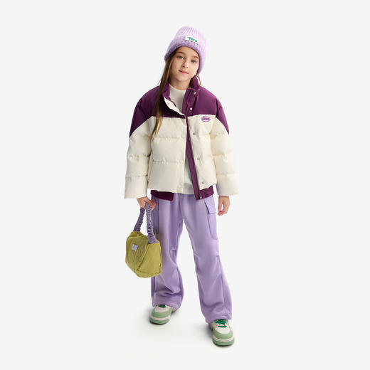 【秒】【MQD】【三防】童装女童羽绒服2024冬新款立领宝宝保暖外套儿童上衣 商品图4