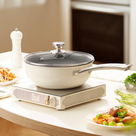 日本八奈司家用炒锅0涂层不粘锅 平底炒菜锅 直径24cm