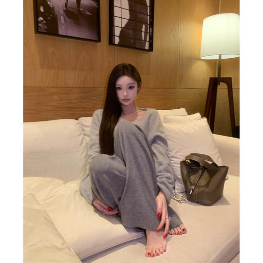 LINCHAOZHANG  【懒人裤Ⅰ】LK250122 休闲阔腿裤 商品图1