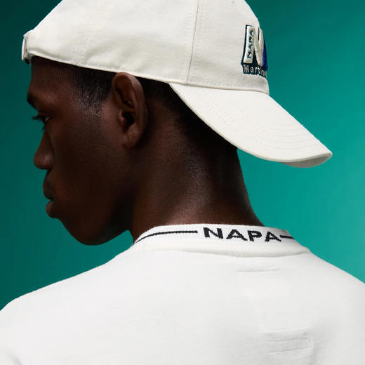 Napapijri 中性玫瑰徽标印花 Osorno 棉质圆领短袖平纹针织T恤 白色 NP0A4I56RB1 商品图6