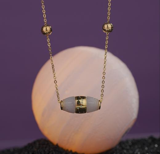 【祈愿吉品】斗姆护安玉琯项链 商品图2