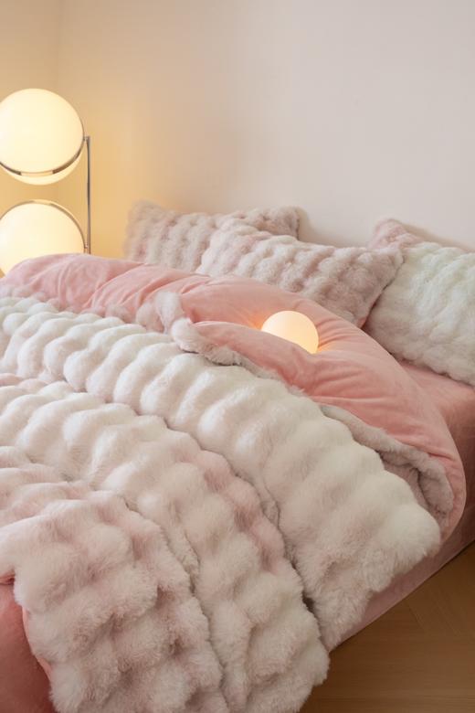 【YW】无忧购奶乎乎兔兔绒超保暖四件套7.5斤（截单后7天发货) 商品图6