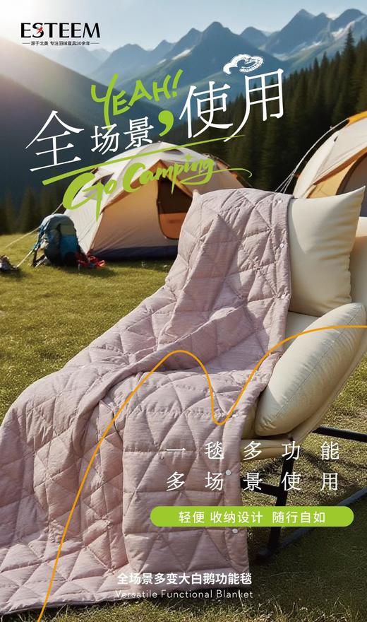 【春上新】10楼宜庭     全场景多变大白鹅功能毯120*155cm   吊牌价999  现价199 商品图1