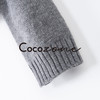 COCO ZONE 刘一一“菱格公式”绵羊毛混纺毛织上衣 CD1A1321 商品缩略图3