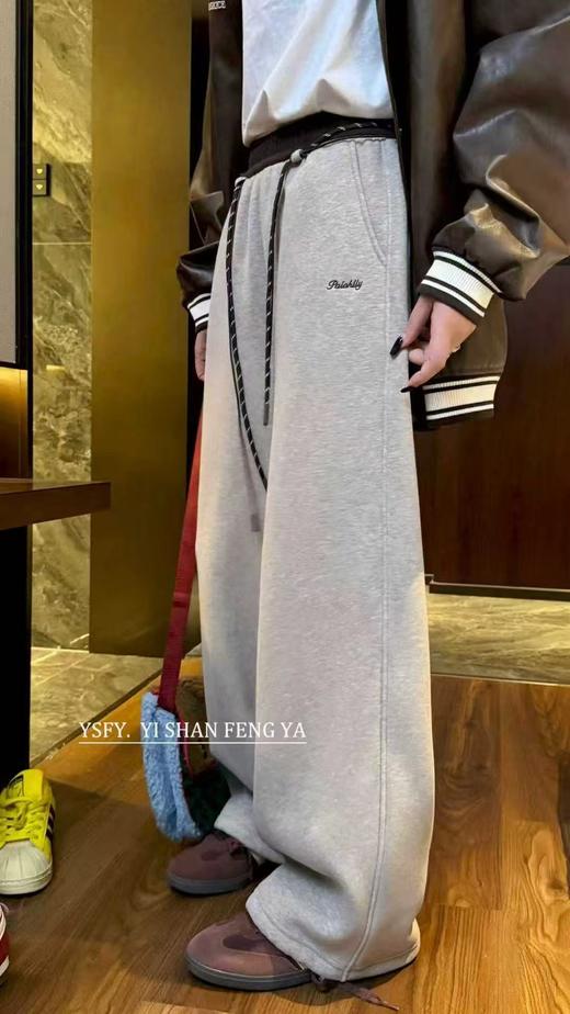 卫裤花朵腰小字母裤子 商品图1