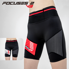 BigK 大K FOCUSES2 V2压缩五分裤 城市跑步 健身训练