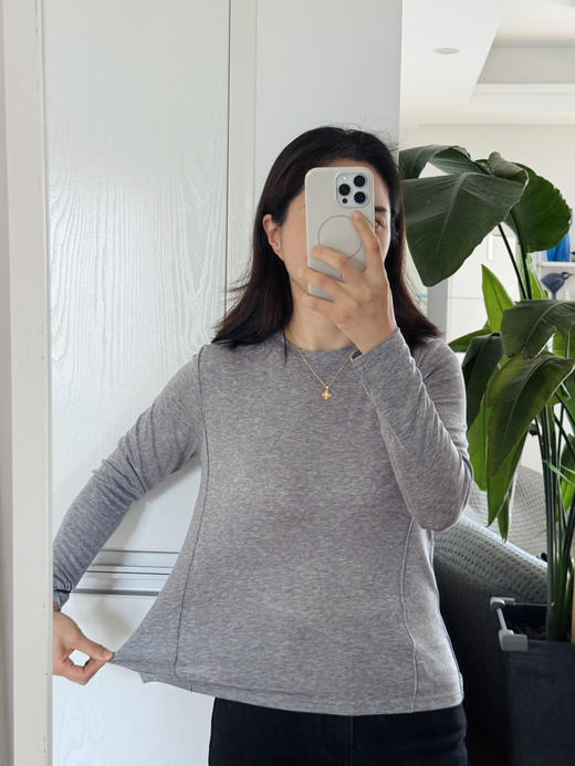 吐血推荐-体感爆舒服！天丝薄羊毛T恤打底衫【包邮+三天无理由退换】 商品图12