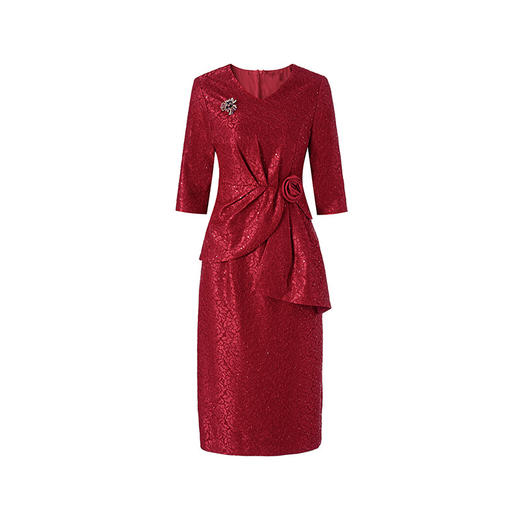 LC 2547连衣裙礼服蕾丝亮片裙 商品图4