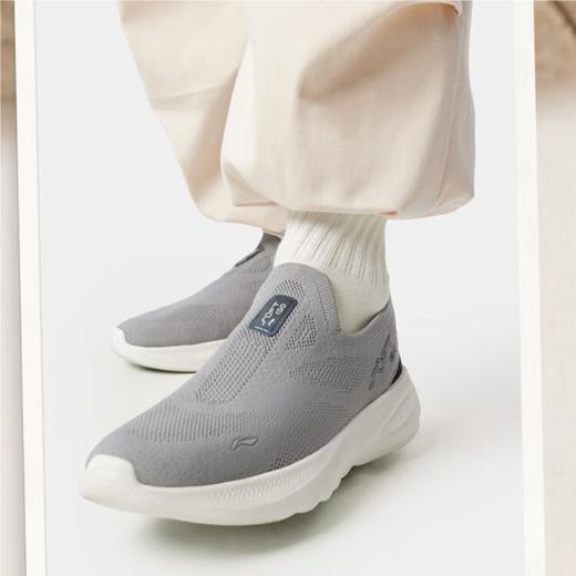 李宁男子2025春秋一脚蹬柔软休闲鞋运动鞋AGLV017-10 商品图2