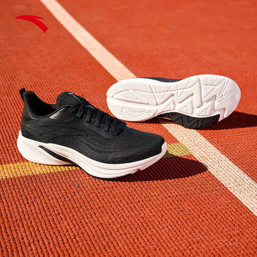 安踏（ANTA）云踪丨女鞋缓震轻便跑步鞋女秋季新款网面透气运动鞋女122535585 基础黑-5 商品图7