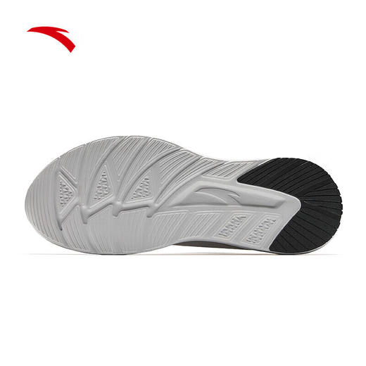 安踏（ANTA）轻云2丨跑步鞋网面轻质透气软底运动鞋耐磨回弹休闲鞋112535509R 纸莎白/基础黑-2 商品图6