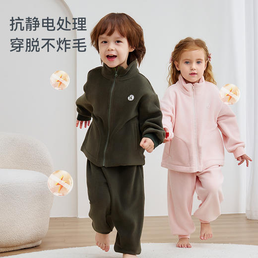 【2025秋冬新品】 i-baby抗静电保温猫猫绒连帽/立领造型套装10GG34257012（12.1-12.31实付399赠送i-baby手拎包） 商品图3