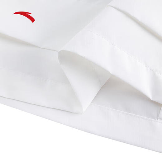 安踏（ANTA）【关晓彤同款】梭织外套 女新款休闲抽绳收腰运动上衣162538603 雪花白-1 商品图5