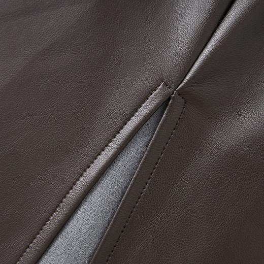 「高货wl」全新升级【铂金会员220/天猫299/差价79】(81233)洛诗琳法式复古PU蛋白皮半身裙2025秋冬气质镂空直筒裙 商品图3