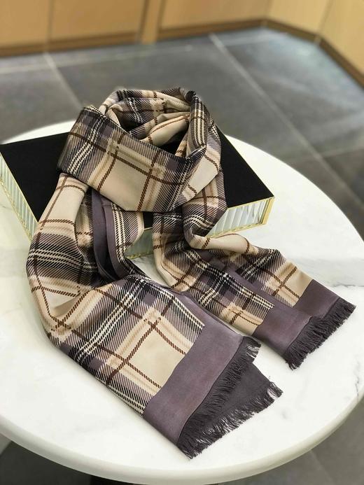 优品堂『时代印象』真丝双层双面长巾 商品图7