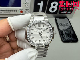 墙裂推荐 V2版本 百达翡丽GR鹦鹉螺7118系列 高颜值女表 运动优雅鹦鹉螺 T钻 女士腕表