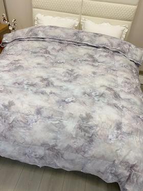 松植屋魅格子母鹅绒被精选95白鹅绒大朵羽绒被 一被四季可用、静音防羽面料→不跑绒无异味