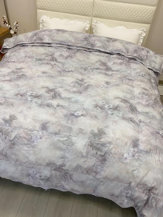 松植屋魅格子母鹅绒被精选95白鹅绒大朵羽绒被 一被四季可用、静音防羽面料→不跑绒无异味 商品图0