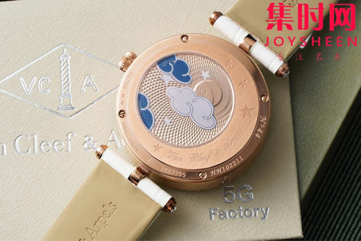 【侧面光圈】梵克雅宝新款诗意复杂功能系列 Lady Féerie女士石英腕表 象征喜悦与希望的仙子和芭蕾舞者 商品图6