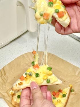 12M+宝宝辅食｜宝宝奶酪披萨营养丰富做法简单