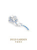 杜丽花园DULY GARDEN 法国高端设计胸针品牌蓝色玫瑰花朵礼品配饰 11326ZB 商品缩略图3