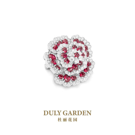 杜丽花园DULY GARDEN红色玫瑰胸针11312ZR 商品图2