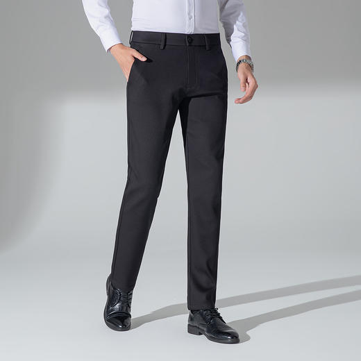 【混纺羊毛】罗蒙秋冬款休闲裤男士舒适百搭保暖上班通勤日常易打理男士长裤子 商品图3