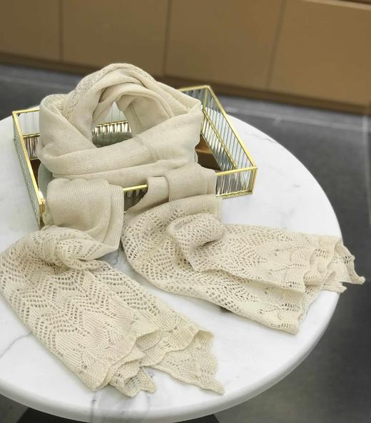 优品堂『心灵手巧』羊毛披肩围巾两用长巾 商品图2