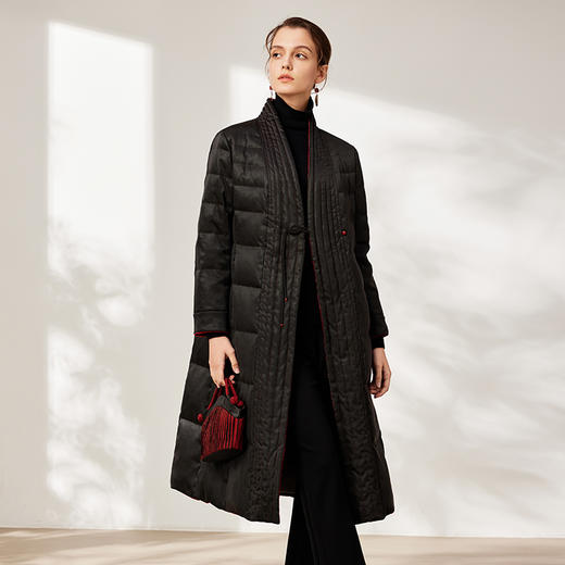 TANGYcollection2025冬季新品商场款中国风锦俗系羽绒服L254026 商品图3
