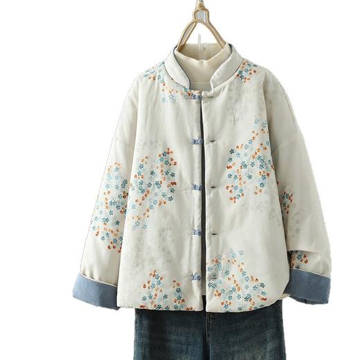 GYH 3706新中式复古双面穿棉衣改良唐装棉服外套夹棉 商品图4