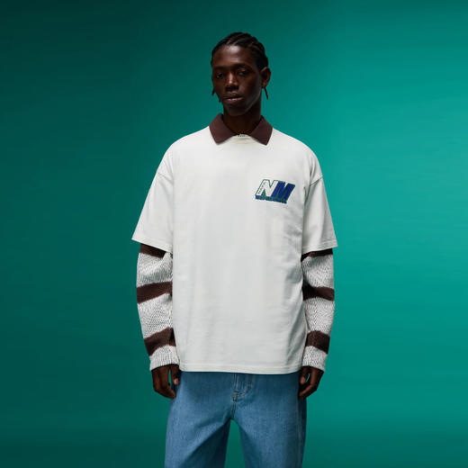 Napapijri 中性徽标印花 Ocelot 棉质圆领短袖平纹针织T恤 白色 NP0A4HEWN1A 商品图3