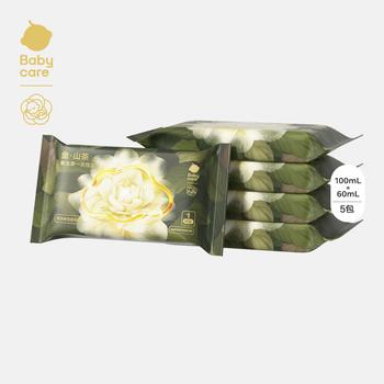 babycare金山茶新生柔一次性浴巾干湿两用居家旅行便携浴巾-60×100cm*5包 商品图1