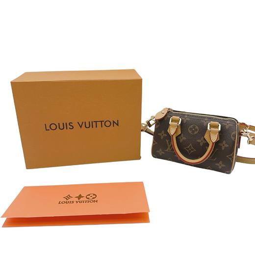 经典老花可拆卸可调节肩带 帆布涂层拼牛皮饰边 枕头包肩带可调节，可拆卸;皮拉链头 商品图0