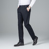 【莫代尔绵羊毛】罗蒙秋冬款休闲裤男士混纺针织不易起皱裤子磨毛内里舒适长裤子 商品缩略图5