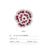 杜丽花园DULY GARDEN红色玫瑰胸针11312ZR 商品缩略图3