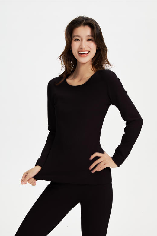 连绵·280克磨毛男女保暖内衣套装 商品图5