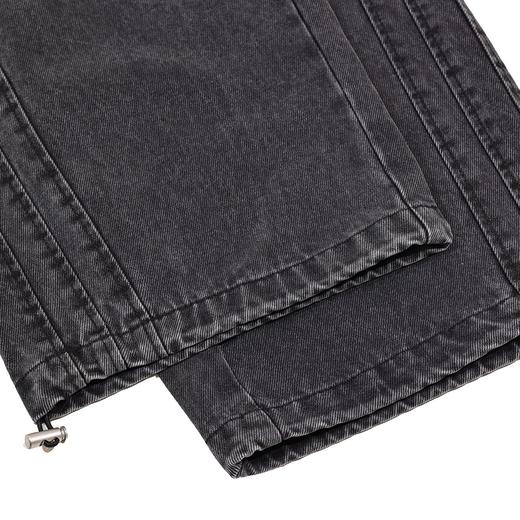 半身缘男裤 秋季活力怀旧洗水拼接牛仔裤253101P10130052 商品图4